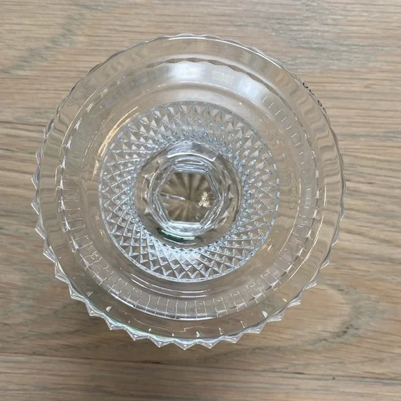 Waterford Crystal Footed Turnover Bowl